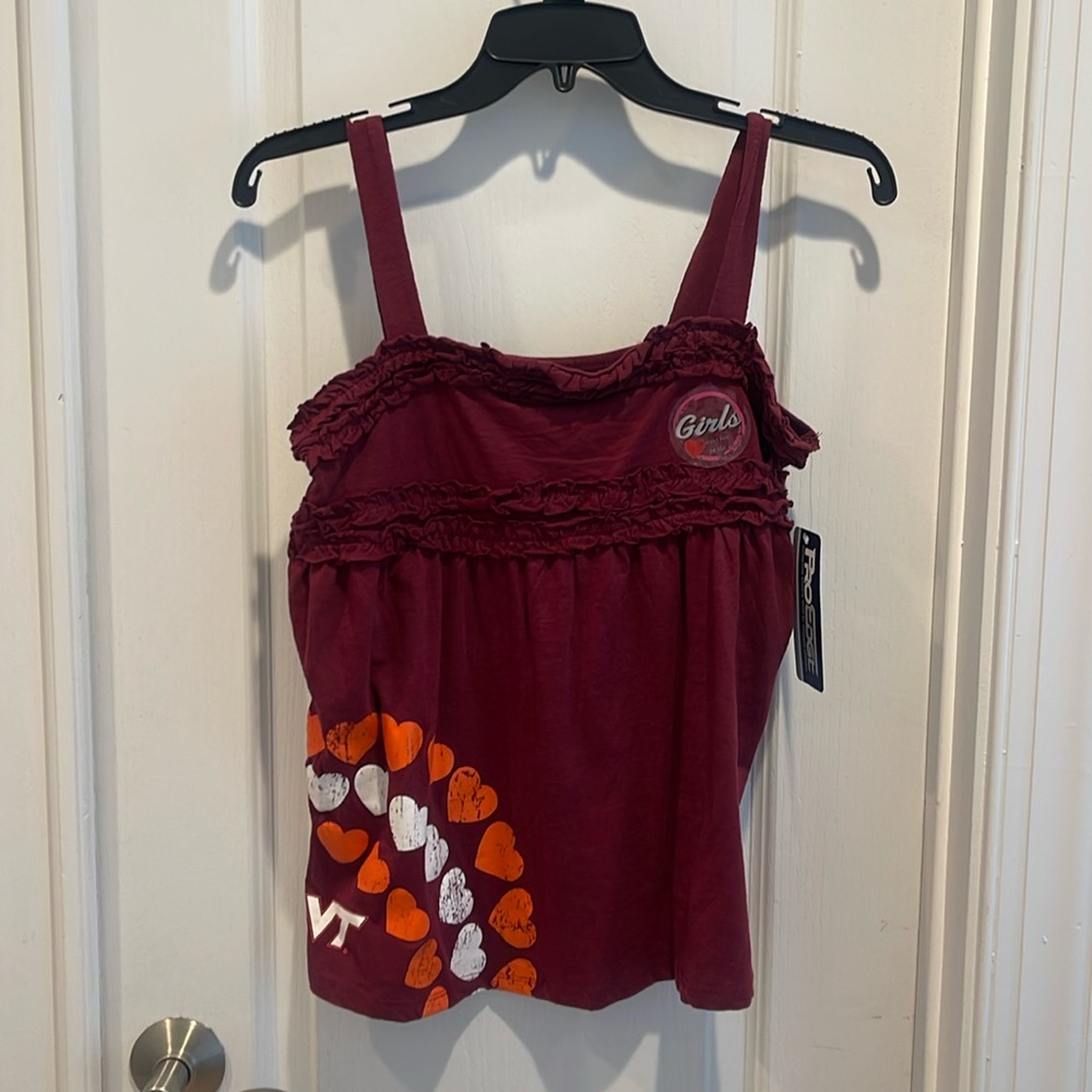 NWT Girls Virginia Tech top